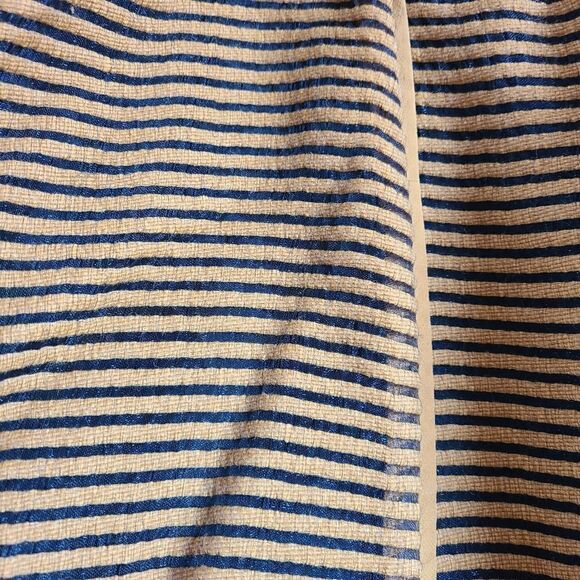 Tibi Turmeric Yellow & Black Striped Wool Blend A-Line Skirt โ Size 12 - Picture 5 of 10